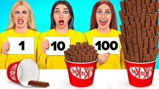 100 Schichten Nahrung Challenge | Lustige Food Challenges von Multi DO Food