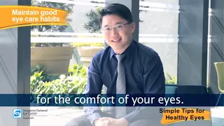 Simple tips for healthy eyes - Singapore National Eye Centre