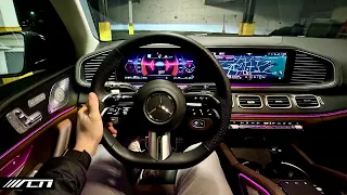 2024 Mercedes GLS 450 POV Night Drive /// Allcarnews