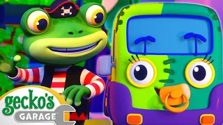 Baby Truck's Halloween Adventure | Gecko's Garage | Trucks For Children | Cartoons For Kids