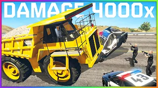 GTA 5 RP - DUMP TRUCK vs COPS