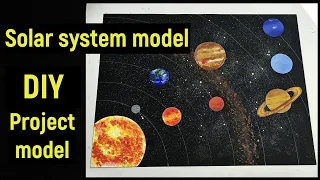 Easy Solar system project model | DIY solar system  | Diyas funplay | How to make a solar system