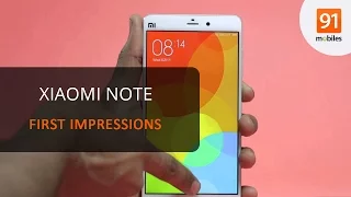 Xiaomi Mi Note: First Look | Hands on | Price