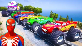 GTA V Epic New Stunt Race For Car Racing Challenge by Trevor and Shark #9999