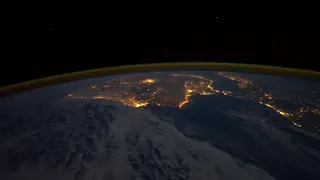 ISS Footage of Earth at Night