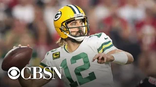 Quarterback Aaron Rodgers sidelined after contracting COVID-19