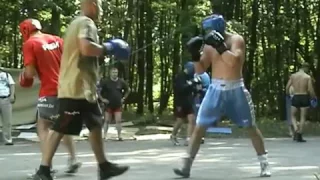 Фёдор Емельяненко vs Денис Лебедев спаринг