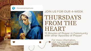 Pray with us! Thursdays in May - Thursdays from the Heart