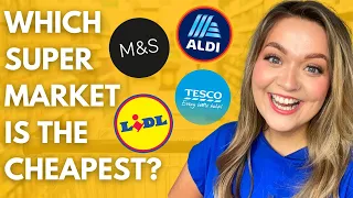 Which Supermarket Is The CHEAPEST? Aldi vs Lidl vs Tesco vs M&S!