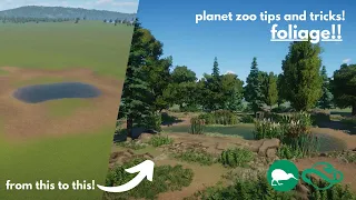 planet zoo tips and tricks | foliage tutorial | Ep. 1