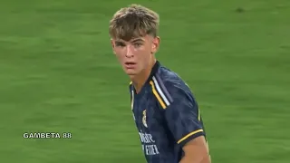 Nico Paz (18 Años) vs AC Milan - Debut por Real Madrid - 23/07/2023