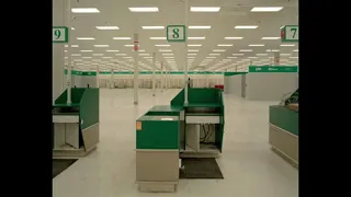 "Don't Bring me Down" Playing in an empty Ames Department Store in 2002