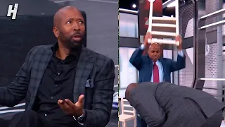 The NBA on TNT crew is undergoing stuntman Training 🤣 EJ's Neato Stat of the Night