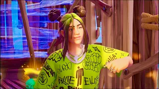 BILLIE EILISH SKIN GAMEPLAY - 12 Kill Solo Win PS5 - NO COMMENTARY (Fortnite)