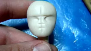 How to sculpt female face in polymer clay