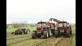 Landb. Vanoverberghe - Klerken - 3x Fiatagri / New Holland 110-90 - Gilles