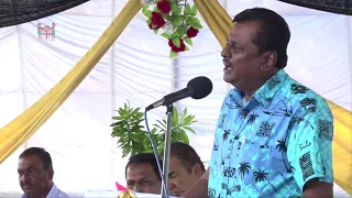 Fijian Minister for Local Government officiate at Govind Park ground breaking ceremony.