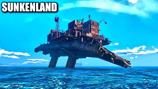 The Bridge Waterworld Survival Day Twenty One | Sunkenland Gameplay | Part 21