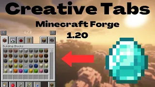 1.20 Minecraft Forge Modding Tutorial - Creative Tabs