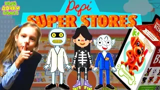 Играем в ТОРГОВЫЙ ЦЕНТР Симулятор МАГАЗИНА Pepi Super Stores. Распаковка Sweet Box Пушистики ОЖИЛИ