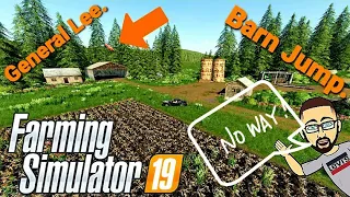 Farming Simulator 19 General Lee Barn Jump.