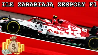 ILE ZARABIAJĄ ZESPOŁY F1