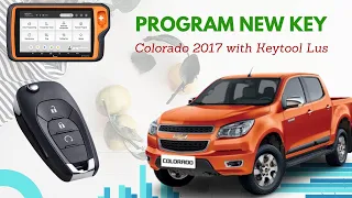 VVDI Keytool Plus read pincode & programming new key Chervolet Colorado 2017