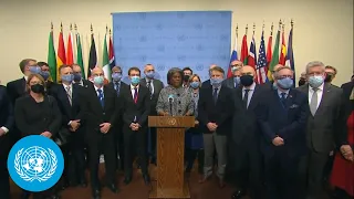 United States on Ukraine - Security Council Media Stakeout (25 February 2022)