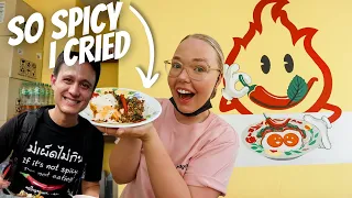MARK WIENS MADE ME CRY (TRYING SPICY PAD KRA PAO IN BANGKOK)🇹🇭