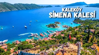Simena Kalesi - Kaleköy Simena - Kekova Adası Kaş - Kaş Gezilecek Yerler - Kaş Antalya Turkey