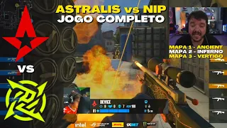 ASTRALIS vs NIP - JOGO COMPLETO (Todos os Mapas) ESL Pro League Season 18