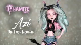 Repaint and Body Mod: Azi, the Lust Demon Art Doll