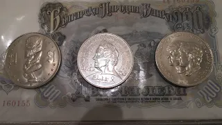 Монеты Англии, острова Мен и Кука.