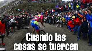 El suplicio de Contador en el Giro d'Italia