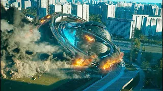 ALIEN SHIP CRASH from the ATTRACTION movie