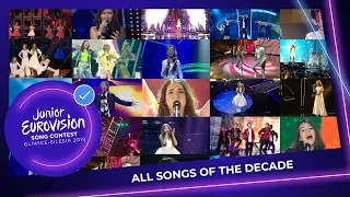 All Junior Eurovision songs of this decade!