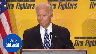 Biden denies inappropriately kissing Lucy Flores in 2014