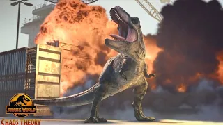 Big Eatie, The Tyrannosaurus Rex Returns! Jurassic World Chaos Theory Season 1 Clip!