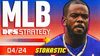 MLB DFS Strategy (Monday 4/24/23) | DraftKings & FanDuel Fantasy Baseball Picks & Lineups