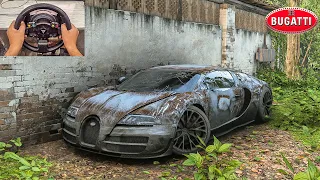 Rebuilding Bugatti Veyron Super Sport (1470HP) - Forza Horizon 5 | Thrustmaster Gameplay