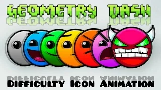Geometry Dash - Difficulty Icon Animation