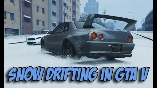 SNOW DRIFTING IN GTA V ONLINE |  Снежный дрифт в ГТА 5 ОНЛАЙН