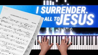 I Surrender All Instrumental Piano Hymn with Lyrics