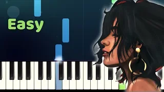 Camila Cabella ft. Young Thug - HAVANA - Easy Piano Tutorial with SHEET MUSIC