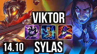 VIKTOR vs SYLAS (MID) | 68k DMG, Legendary, 14/3/9 | NA Master | 14.10