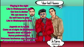 Yaar feat Havana - Je T'aime Comme Ca - Letra en español