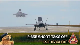 F-35 SHORT TAKE OFF • AWESOME & PHENOMENAL • RAF MARHAM