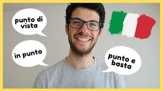 Modi di dire in Italiano con la parola PUNTO / Learn Italian idioms - Italiano In 7 Minuti (Sub ITA)