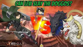 IS LEVI THE NEW BEST UNIT FOR DOGS?? | 7DS GRAND CROSS X ATTACK ON TITAN