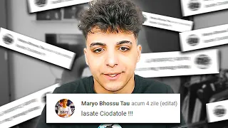 citesc comentarii de hate ...